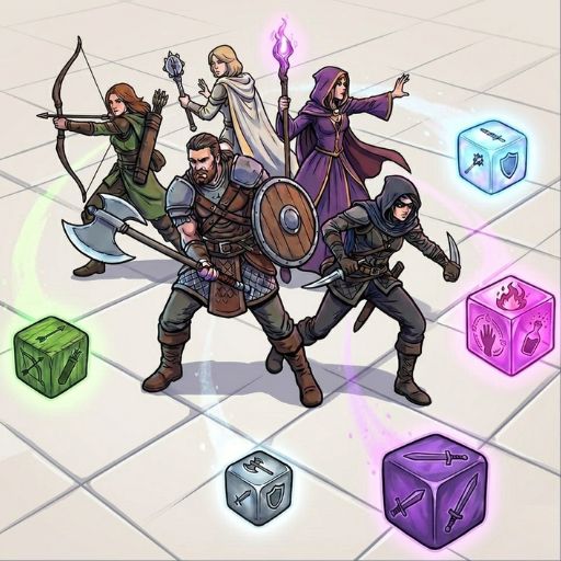 Dicebound Dungeon Game