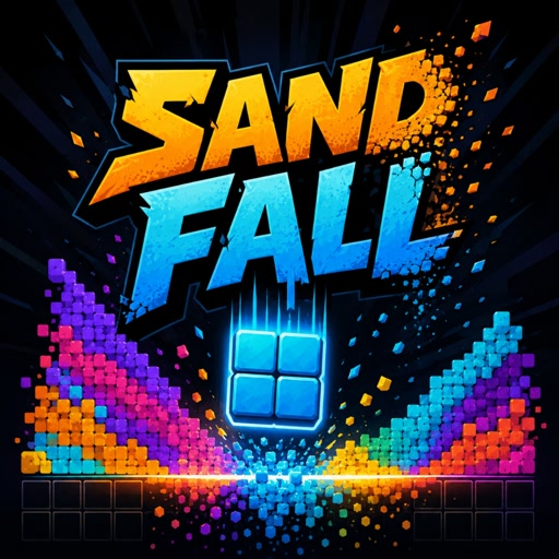 Neon Sandtris