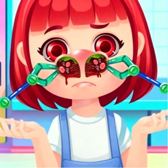 Mia's Nose Clinic Game