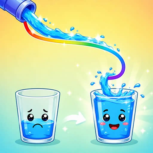Happy Water Lines Game