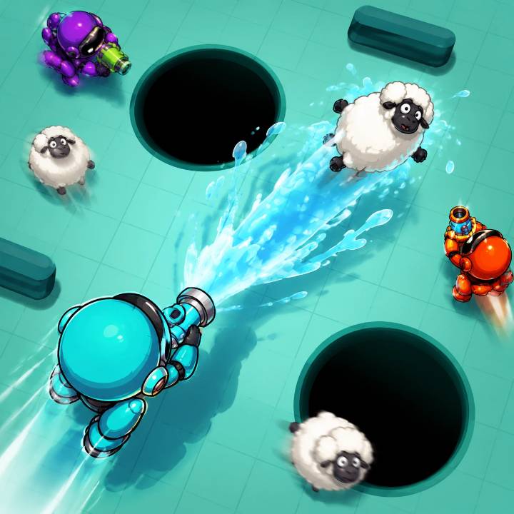 Aqua Push Arena Game