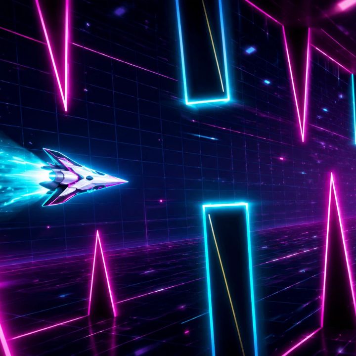 Neon Vector Rush