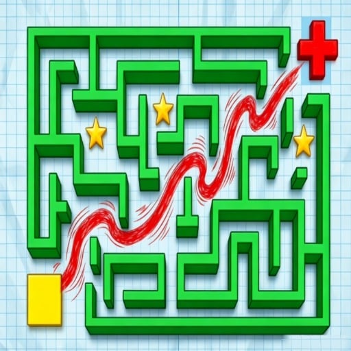 Pencil Maze Trails