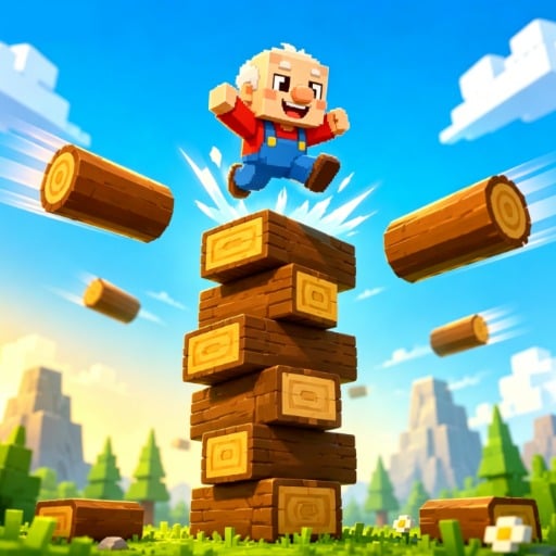 Hoppy Stacky Sky Game