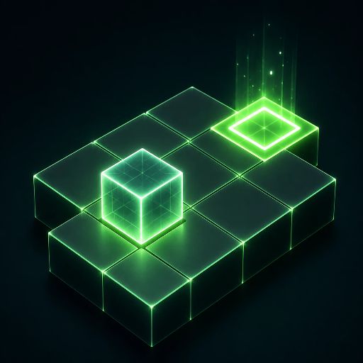 Neon Cube Blocker