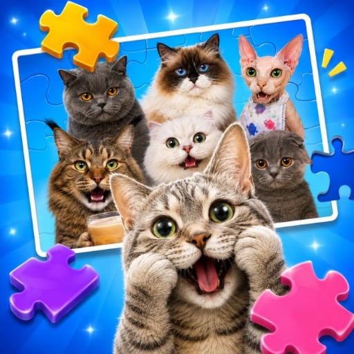 Cat Meme Puzzles Game