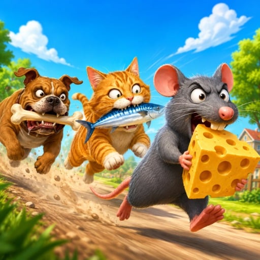 Feed the Animals Puzzle Game
